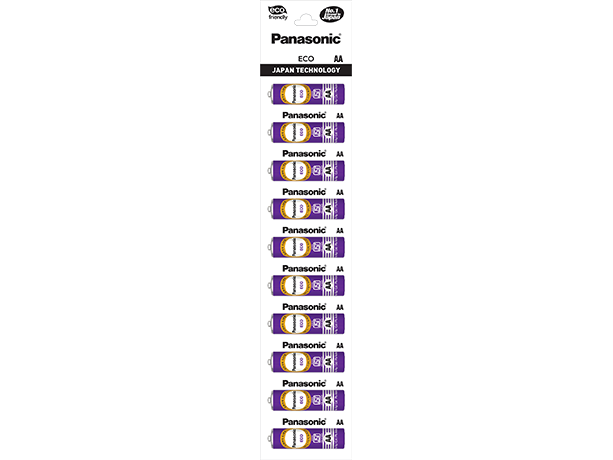 Photo of ECO Zinc Carbon Batteries R6UEDG 10pcs (AA size)