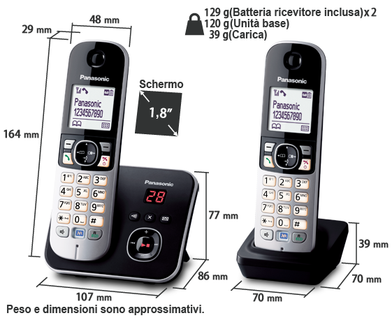 KX-TG6822 Telefonia e Smart Home - Panasonic Italia