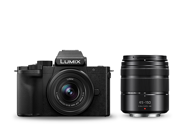 Fotoattēla LUMIX G kamera DC-G100D ar C tipa USB ar H-FS12032 / H-FS45150