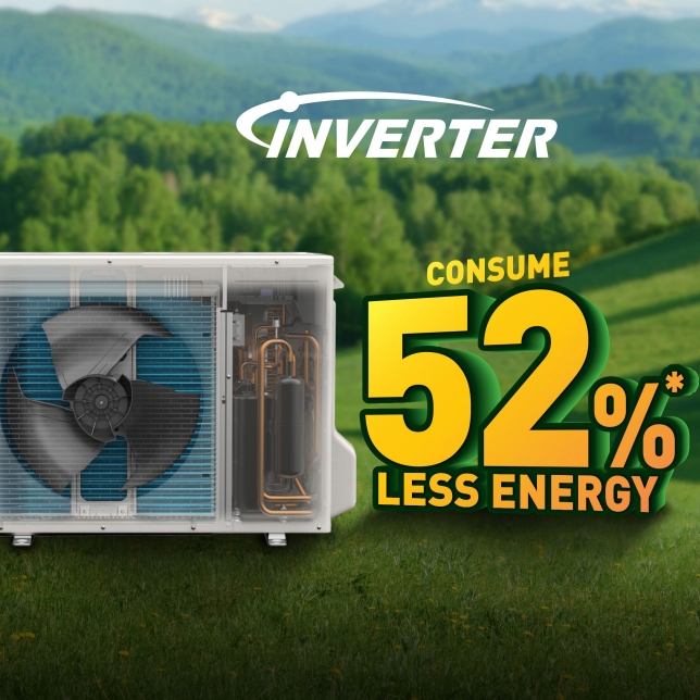 Cool Efficiency, Energy-Saving with Inverter Technology