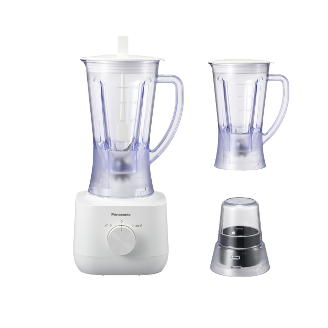 Photo of 1.0L Blender MX-EP3171WSK with 2 Plastic Jugs and 1 Dry Mill for Juice, Smoothies, Soup and Spices