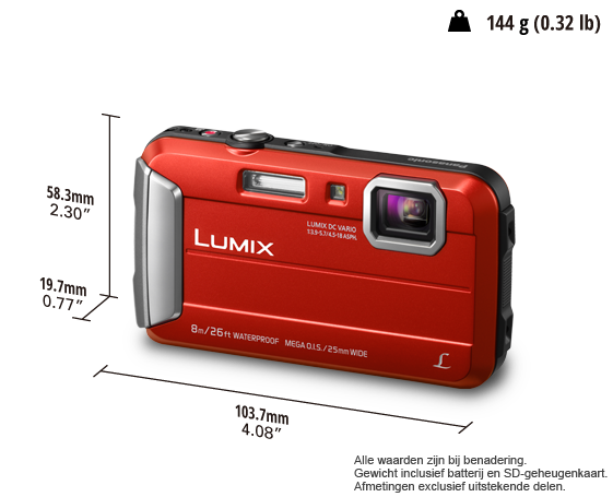 inhalen voertuig Banket LUMIX DMC-FT30 Waterdichte camera - Panasonic Nederland