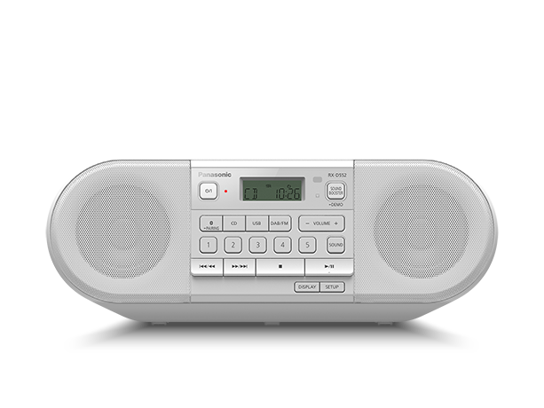 Foto van RX-D552 krachtige draagbare DAB+ radio en cd-speler met Bluetooth®