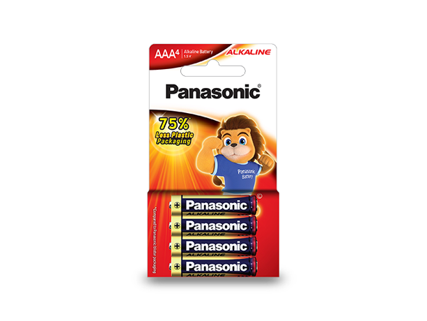 Photo of ALKALINE Batteries LR03T 4pcs (AAA size)