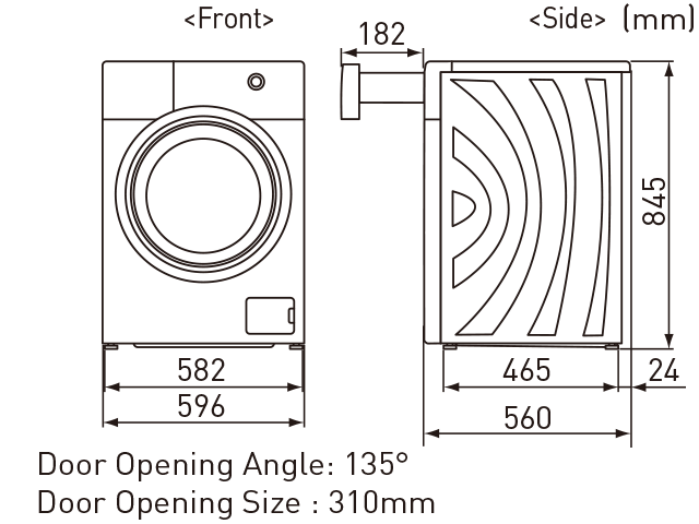 INSTALLATION SPACING