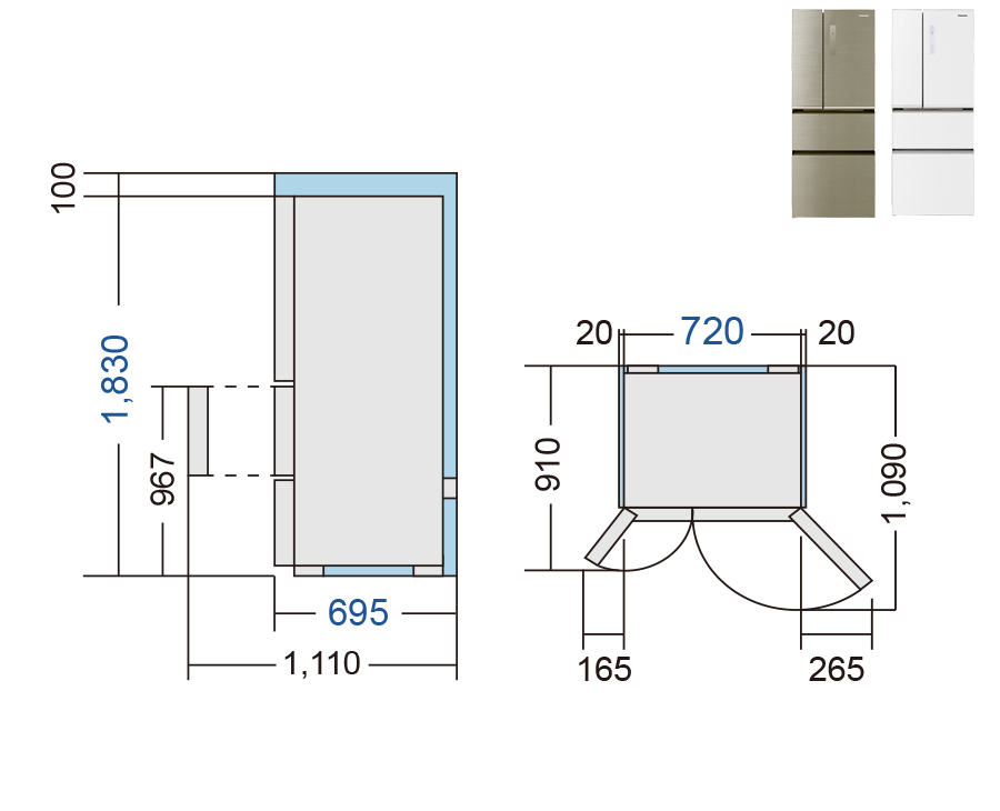 INSTALLATION SPACING