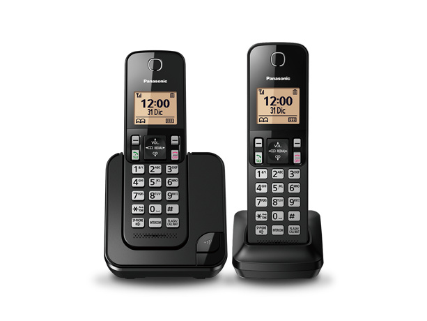 Panasonic KX-TG6852 Teléfono Fijo Inalámbrico Dúo con Manos Libres (Monitor  de Bebes, Bloqueador de Llamadas, Modo No Molestar, Baja Radiación, Modo  Eco) Plateado : Panasonic: : Electrónica