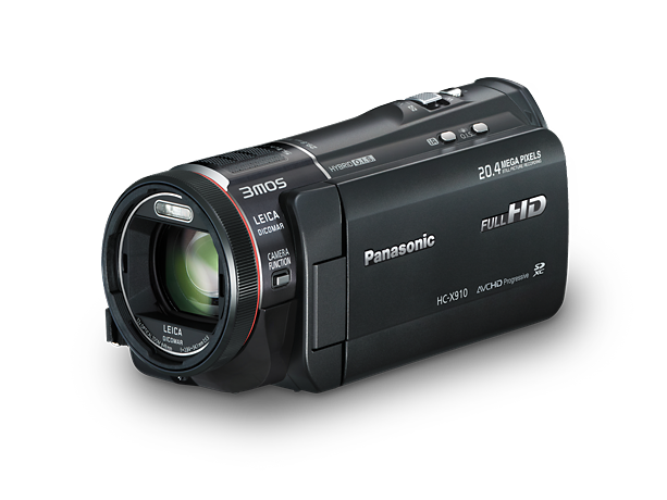 mano entregar partes Videocámara con zoom de 12x, graba en Full HD con formato AVCHD  3D/Progressive. Videocámara alta definición HC-X910 - Panasonic