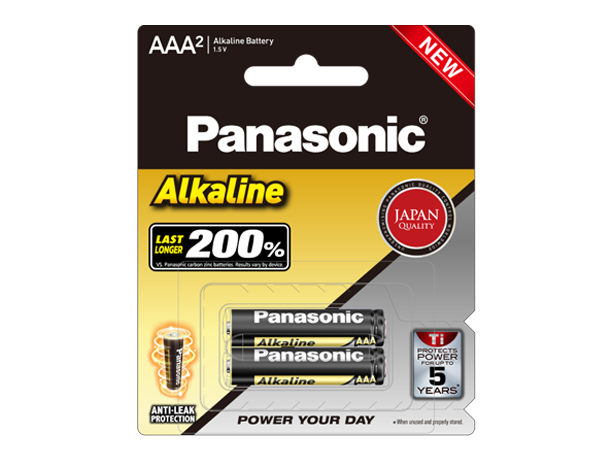 Photo of Panasonic Alkaline LR03YTP/2B AAA Size 2pcs