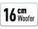 16 cm woofer-element med Dual Drive