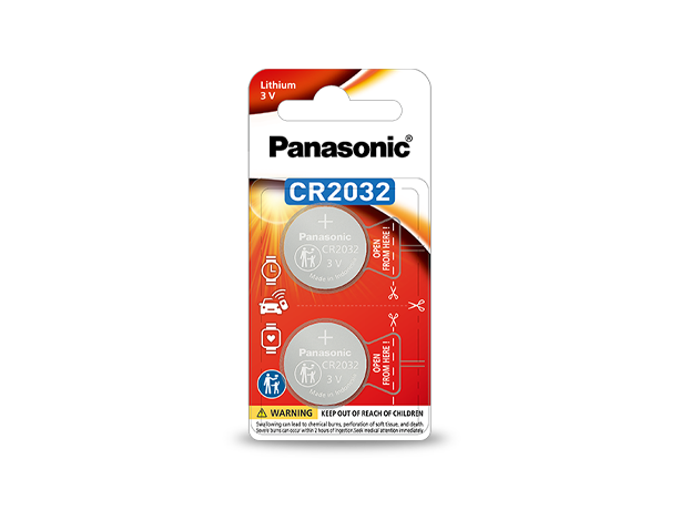 Photo of CR2032 Lithium Coin Battery, 2-Pcs