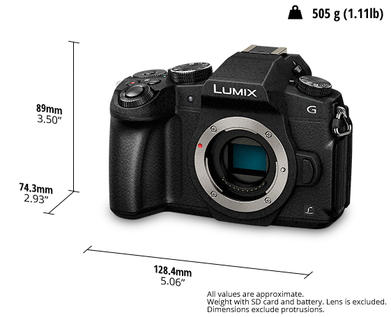 lumix g85 specifications