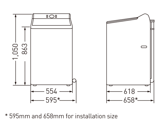 INSTALLATION SPACING