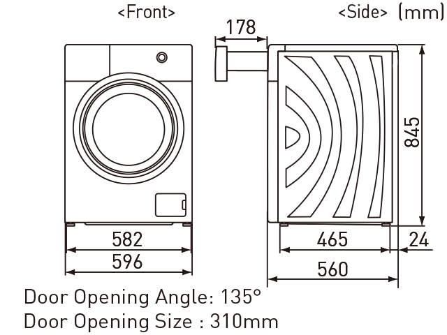 INSTALLATION SPACING