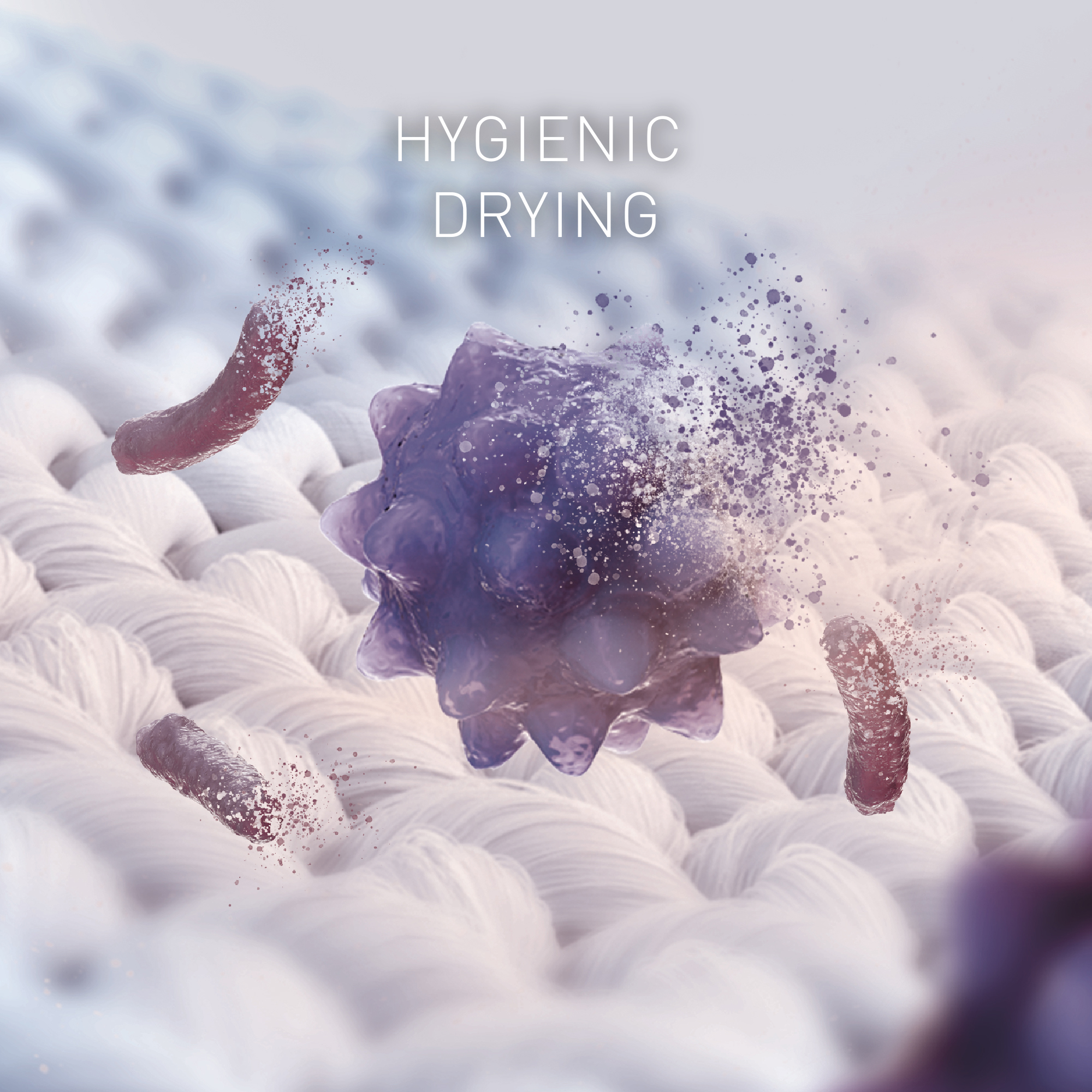 Gentle Drying Keeps Daily Laundry Hygienic