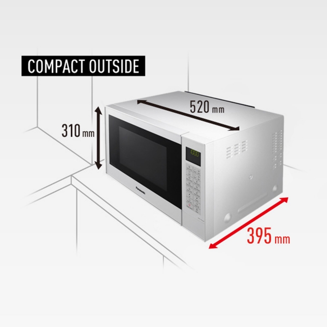 panasonic nn ct54jwbpq combination microwave oven