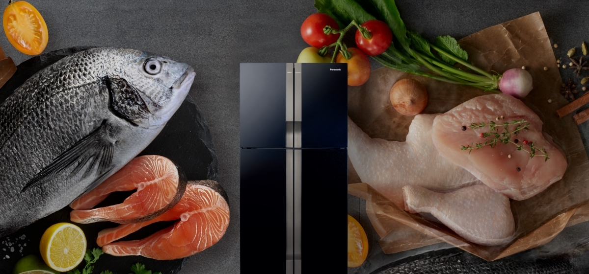 Panasonic refrigerators support healthy lifestyles to keep food fresh, nutritious and makes cooking preparation easy as no defrosting is needed