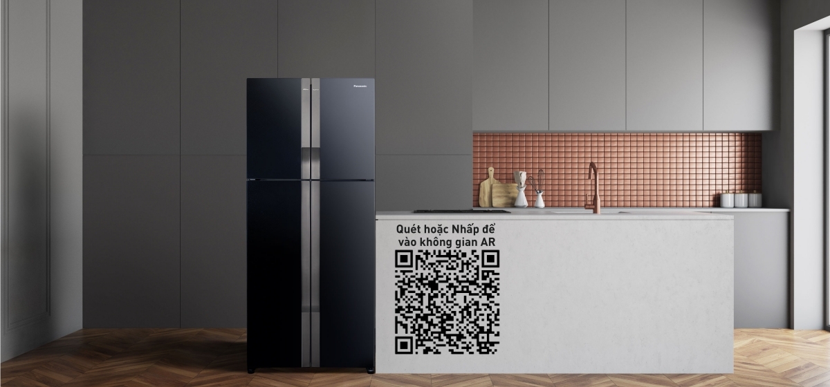 Xem chiếc tủ lạnh liền khối dành cho nhà bếp của bạn ở định dạng AR