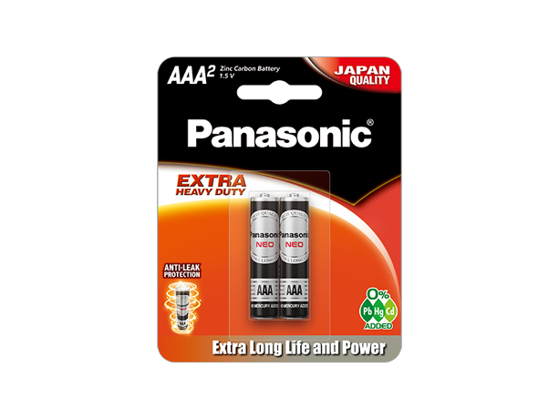 Hình ảnh của Pin than AAA Panasonic R03NT/2B-V 2 viên (cỡ AAA) sản phẩm